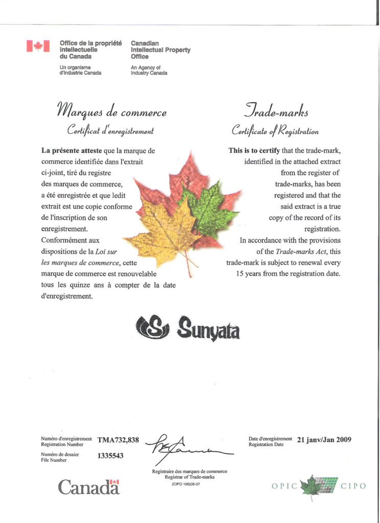 canada marca e patente 2