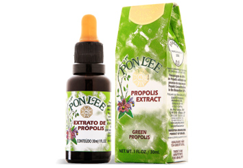 PON LEE green propolis extract in alcoholic solution, 30 ml dropper bottle