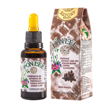 propolis extract with pollen and coffee extract apresentation