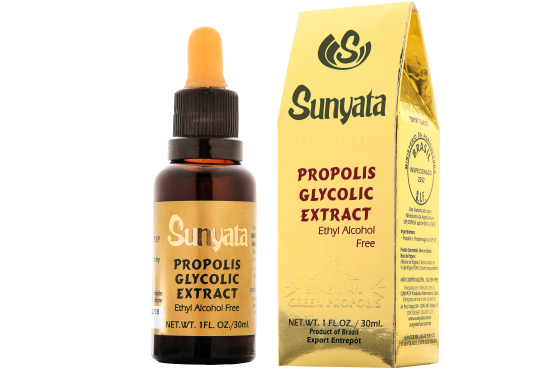 propolis glycolic extract ethyl alcohol free sunyata