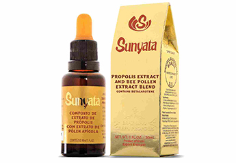 SUNYATA premium propolis and wild bee pollen extract blend